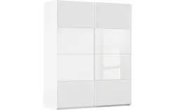 Goossens kledingkast finca combi glans mat glas wit hoogwaardig meubelplaat - 8244366-{merk}-finca-combi-sts-wit-schuifdeuren-02